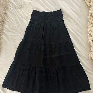 Cheesecloth Black Women's Skirt